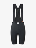 Lameda 21st Anniv special women’s black cycling bib shorts with elastic interface padded seat area and sleek design