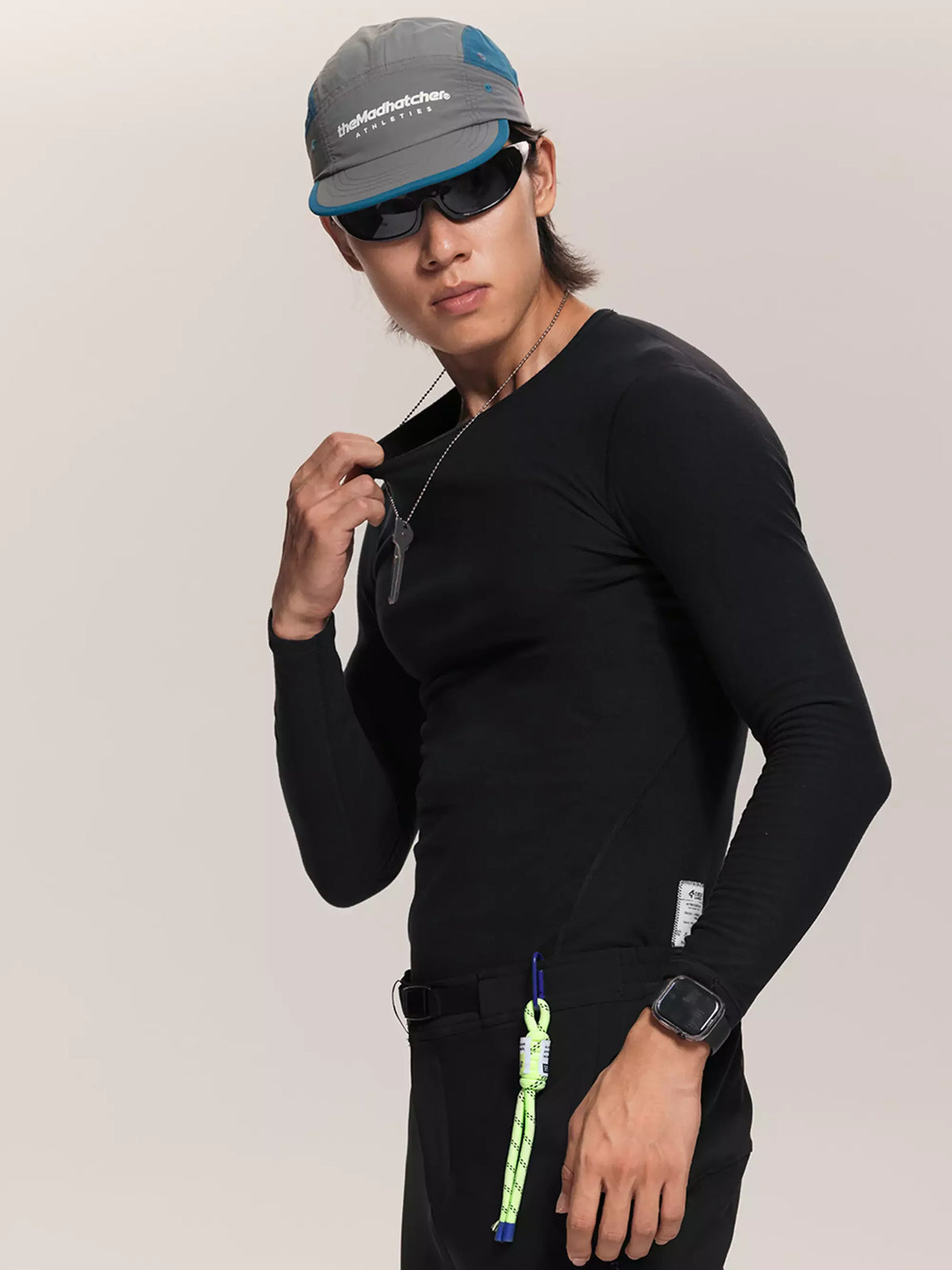 Men's Thermal Cycling Base Layer - Black - Lameda
