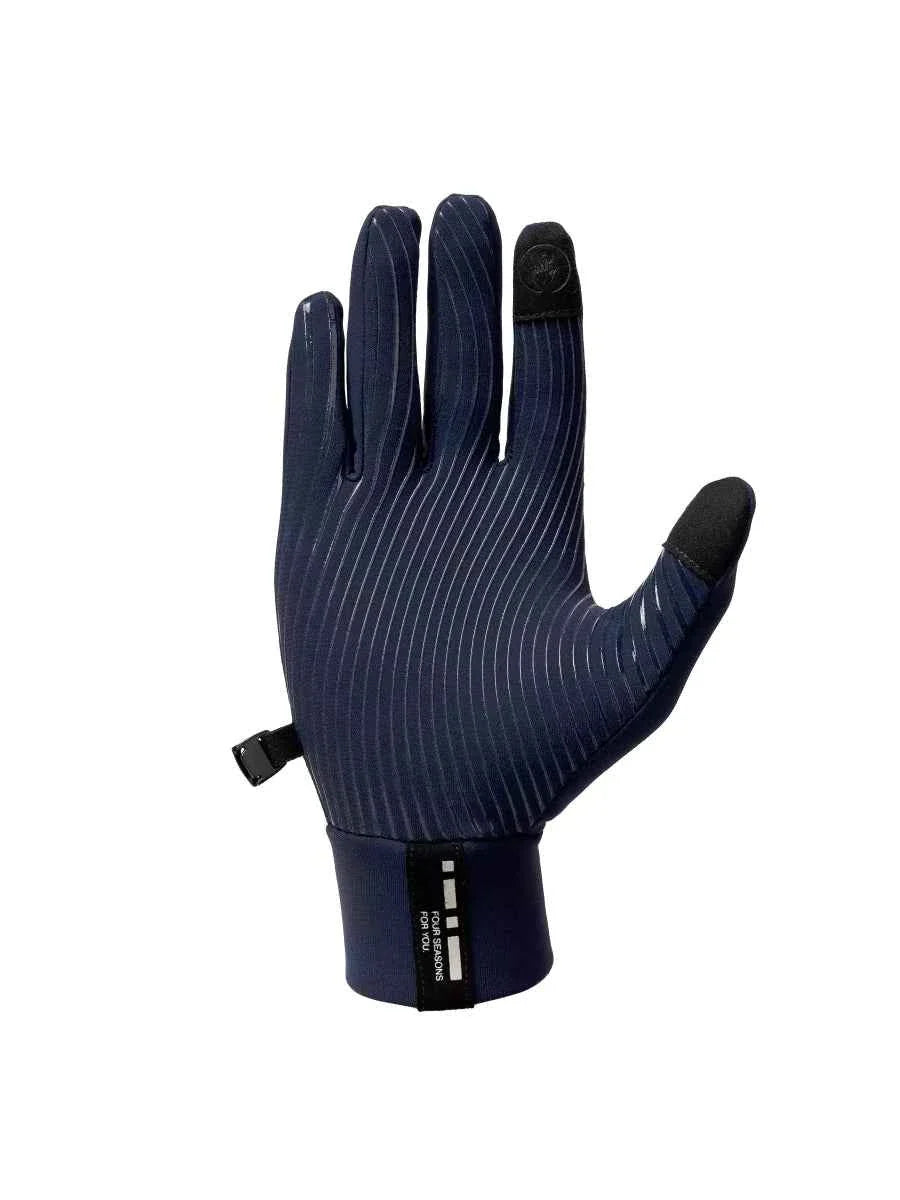 6066 Fleeced Bike Gloves - Navy