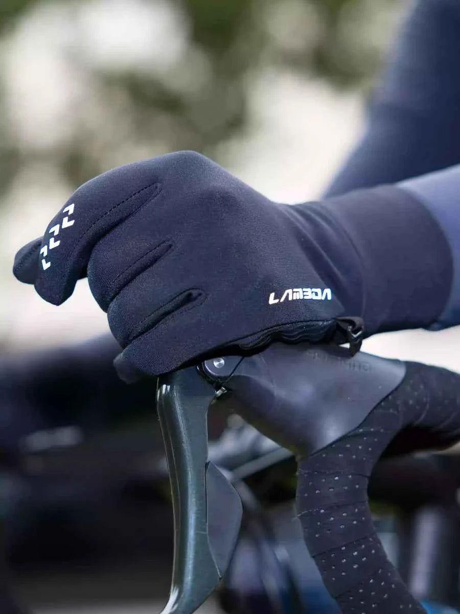 6066 Fleeced Bike Gloves - Navy