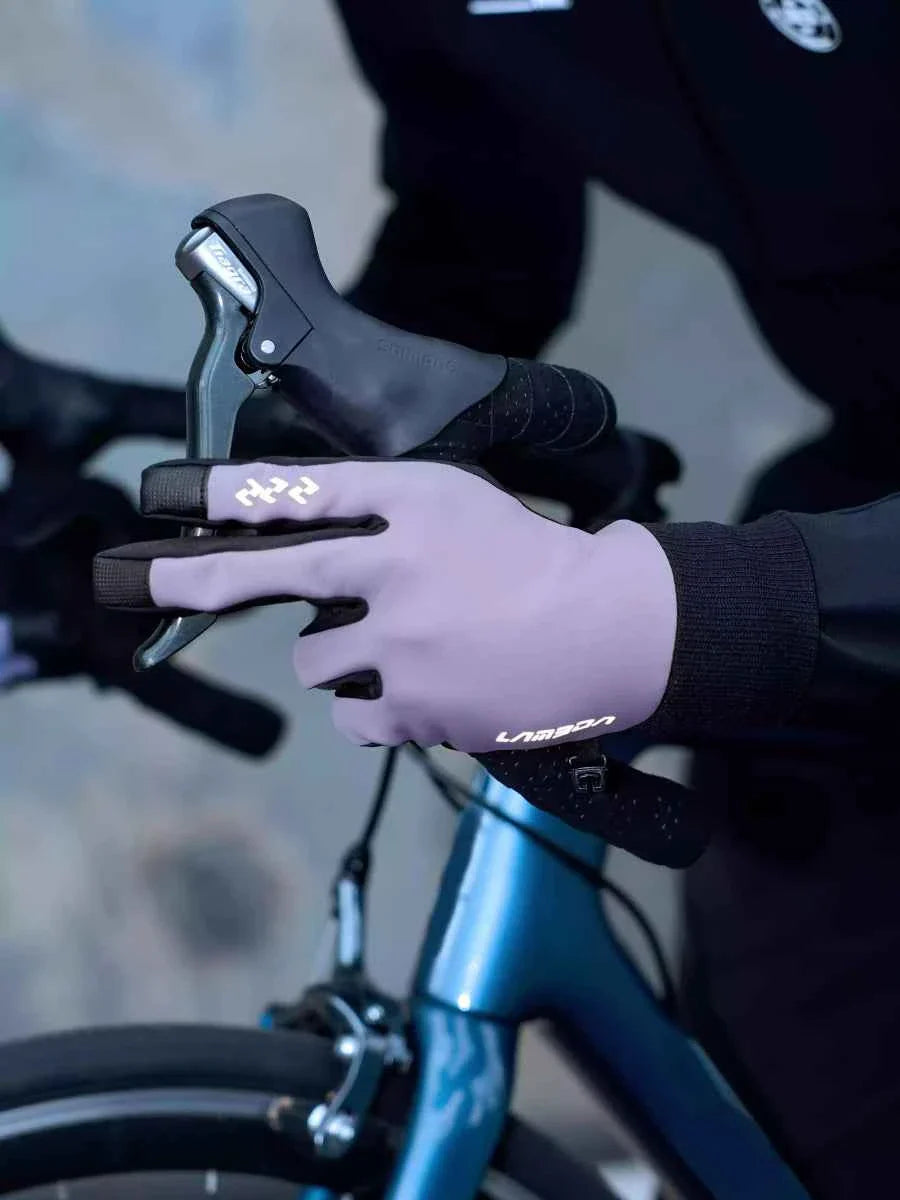 6069 Fleeced Bike Gloves - Purple