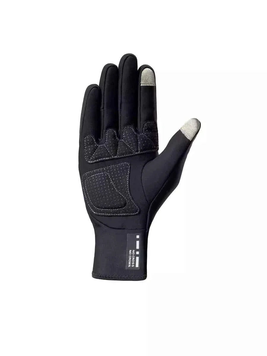 6097 Fleeced Bike Gloves - Black