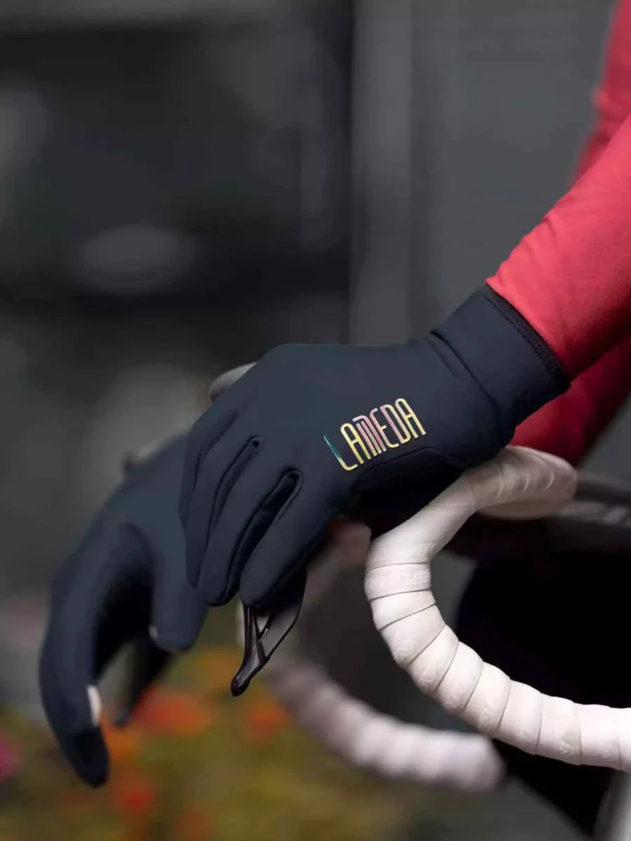 6097 Fleeced Bike Gloves - Black