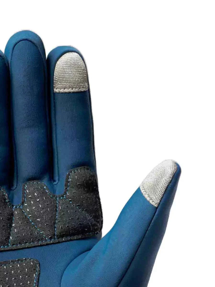 6097 Fleeced Bike Gloves - Blue