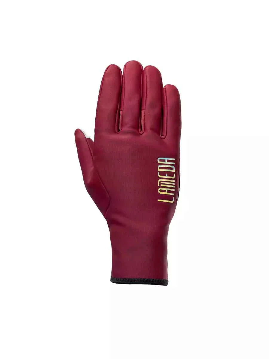 6097 Fleeced Bike Gloves - Red