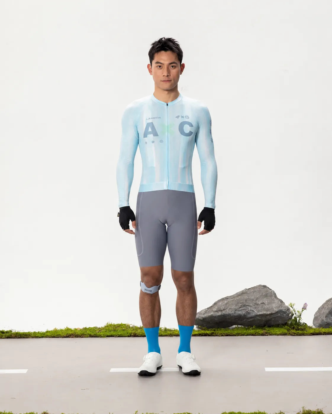 A*C Men's LS Jersey - Blue detail view