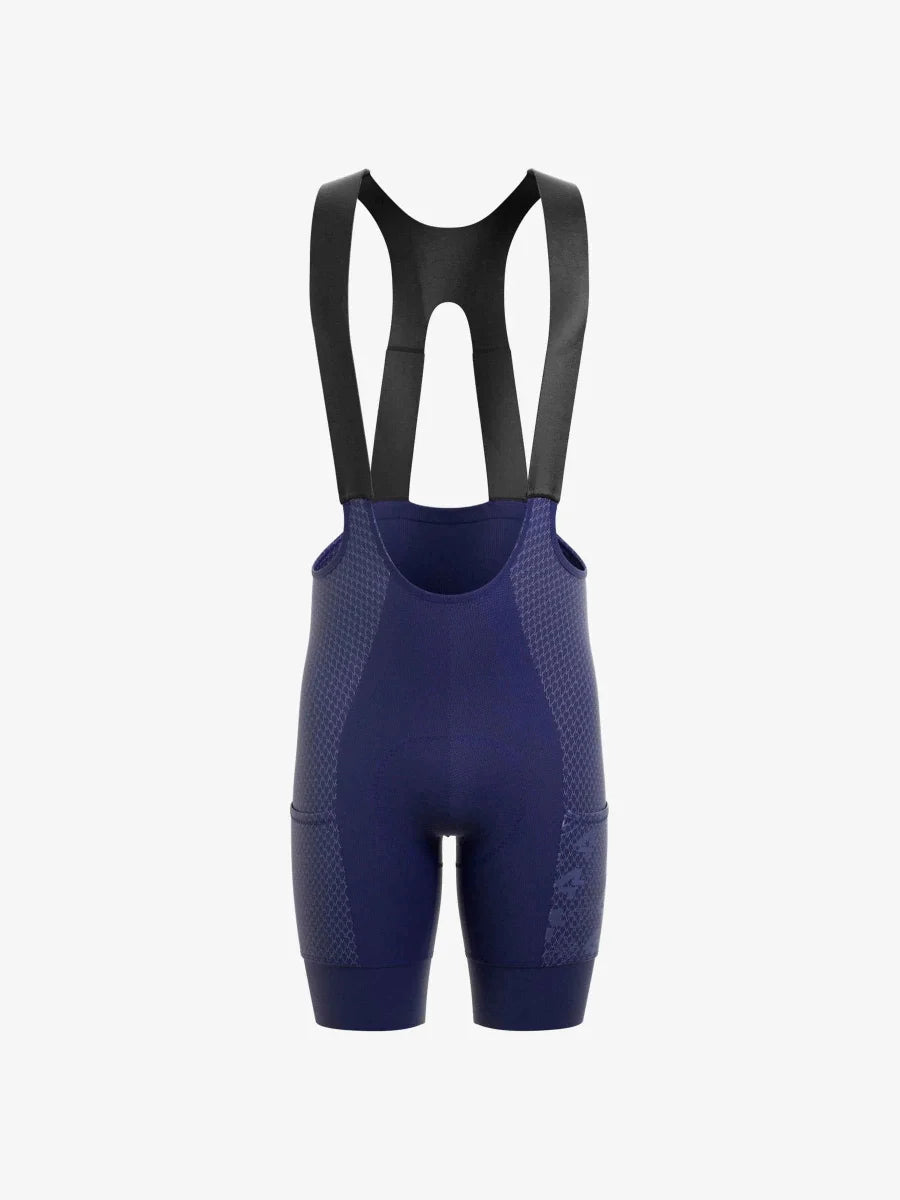Azure Drift Men Cycling Bib Shorts - Navy