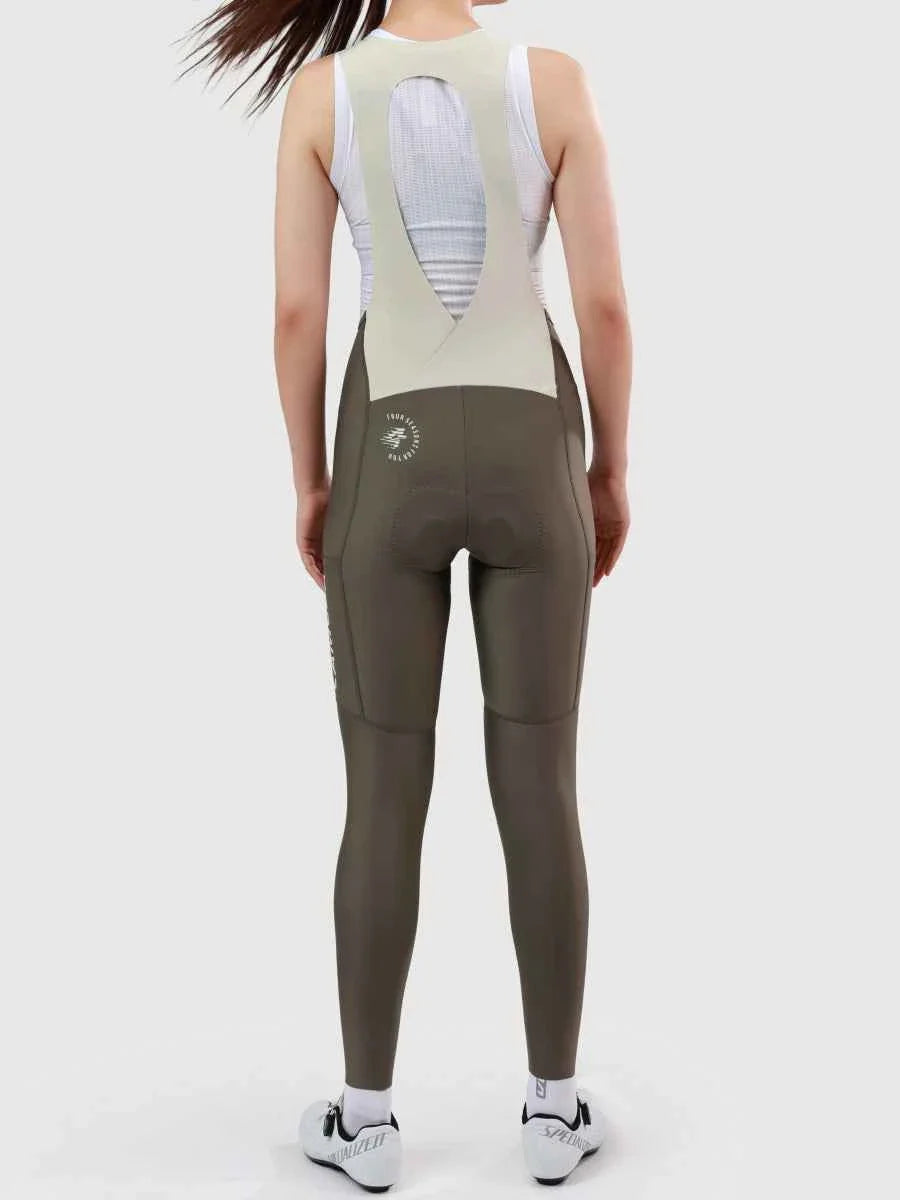 Bloom Women Cycling Bib Pants - Gray Green