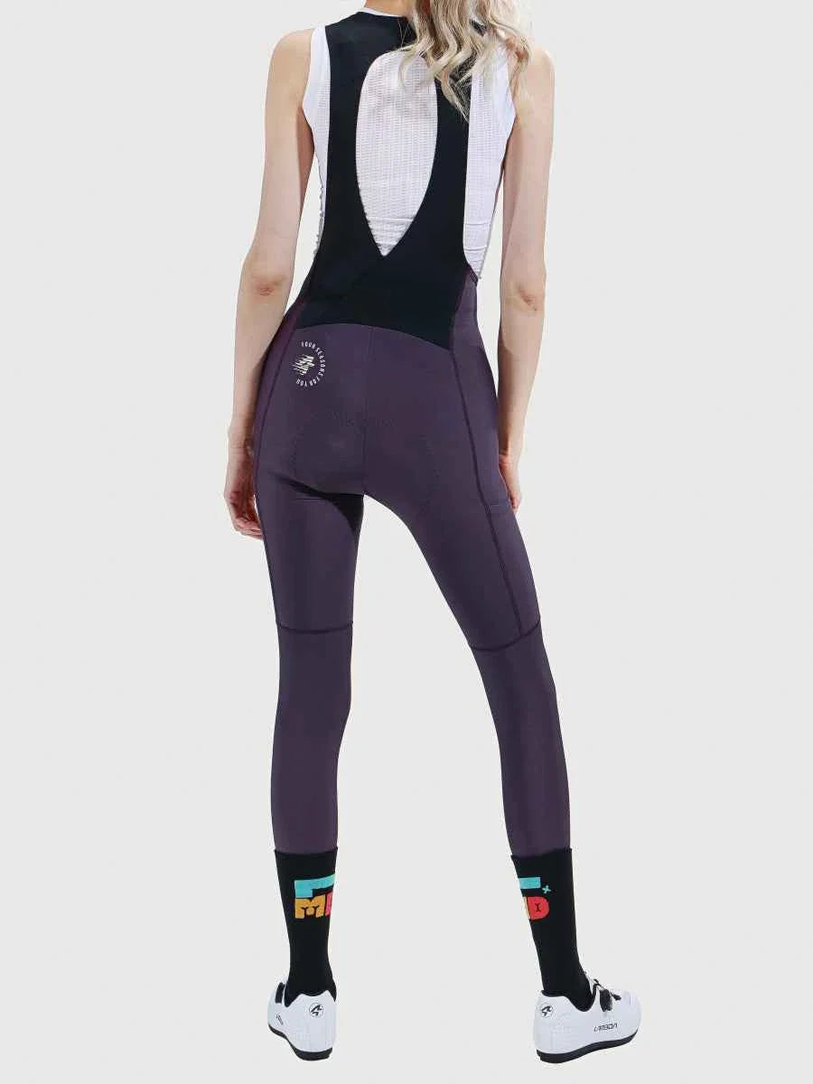 Bloom Women Cycling Bib Pants - Meadow Purple