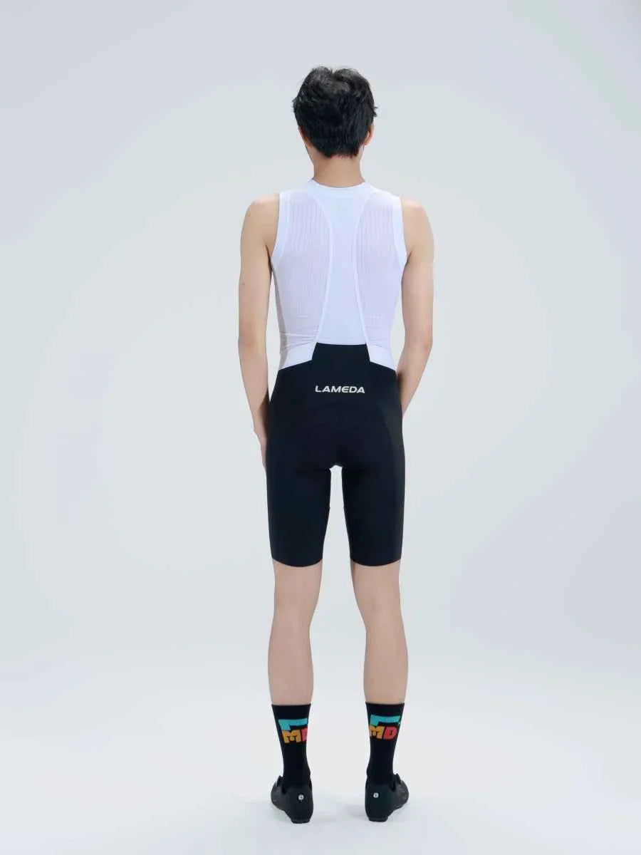 Dash Men Cycling Bib Shorts - Black