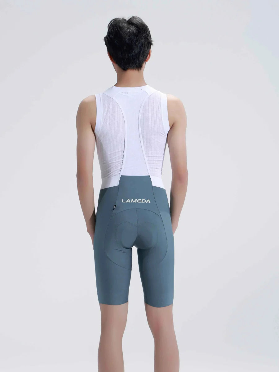 Dash Men Cycling Bib Shorts - Haze Blue