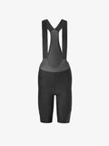 Women’s elite bib shorts 2025ssxx488 black with reinforced padding breathable mesh waistband and anti-slip leg grippers