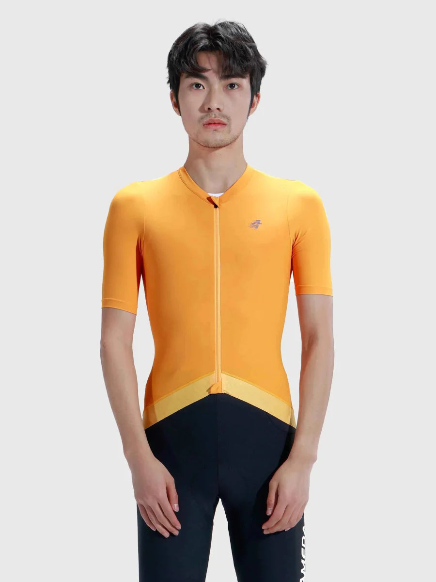 Flutter Men Cycling Jersey - Banana Yellow