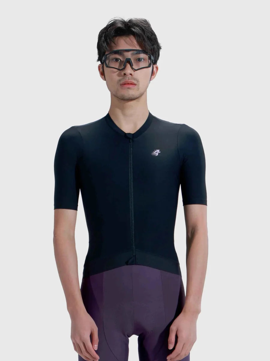 Flutter Men Cycling Jersey - Black
