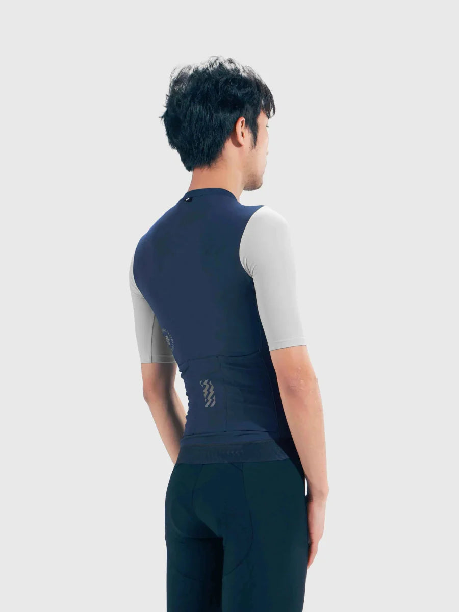 Flutter Men Cycling Jersey - Blue Blend