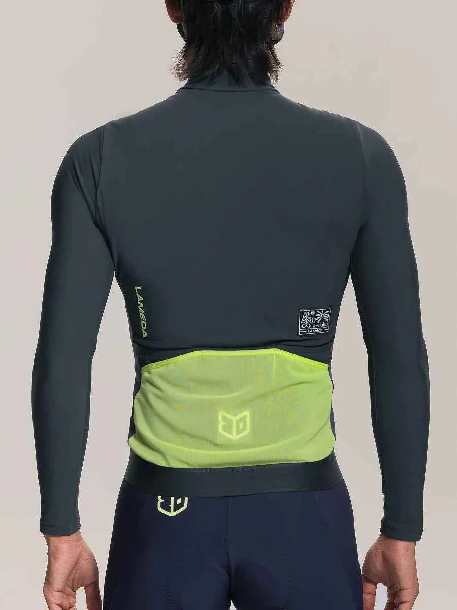 Freeze 20th Anniv. Special Men's Fleeced Thermal Jersey - Dark Grey