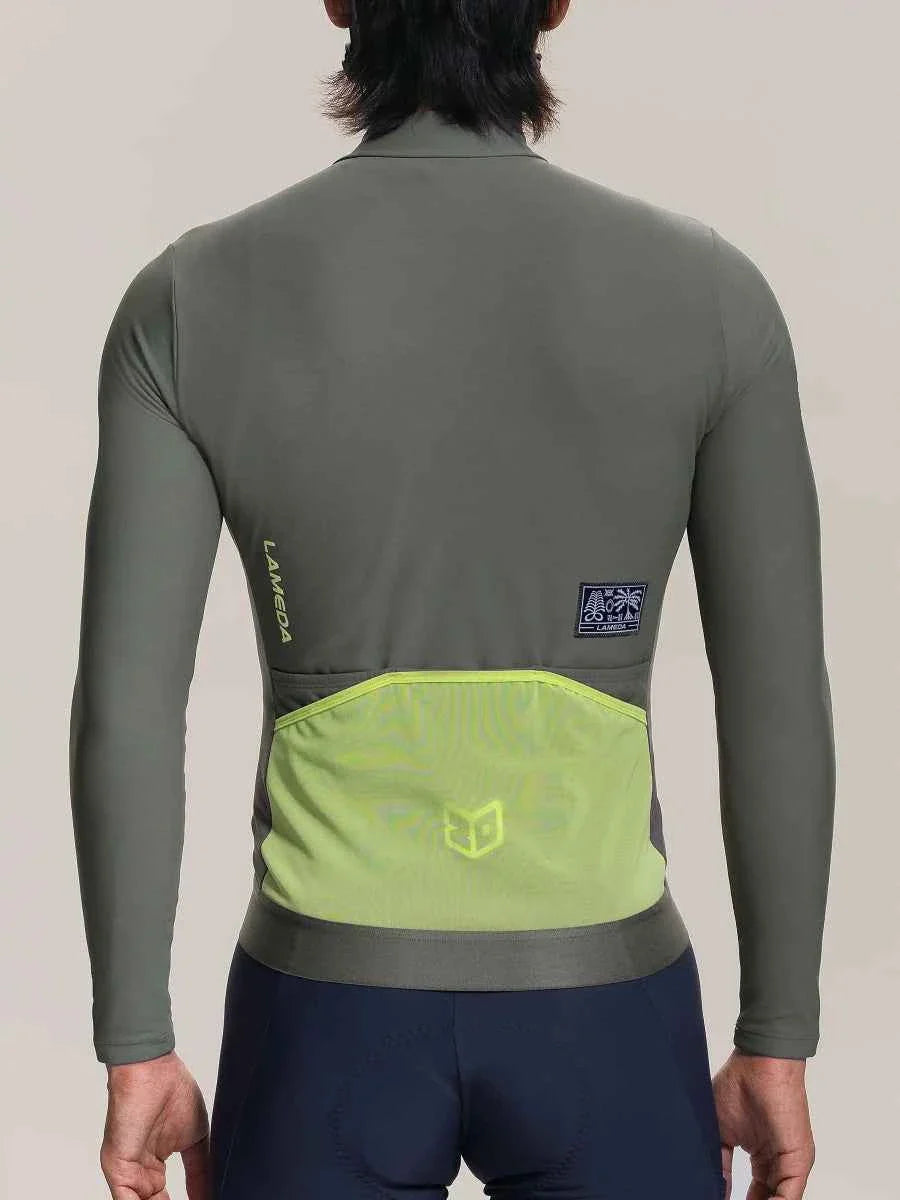 Freeze 20th Anniv. Special Men's Fleeced Thermal Jersey - Green