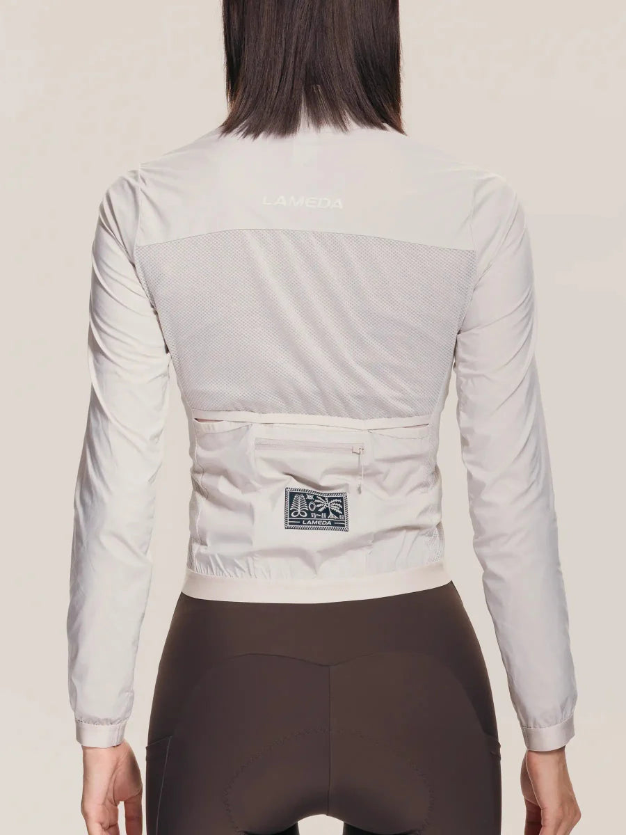 Freeze 20th Anniv. Special Women's Windbreaker - Sand White