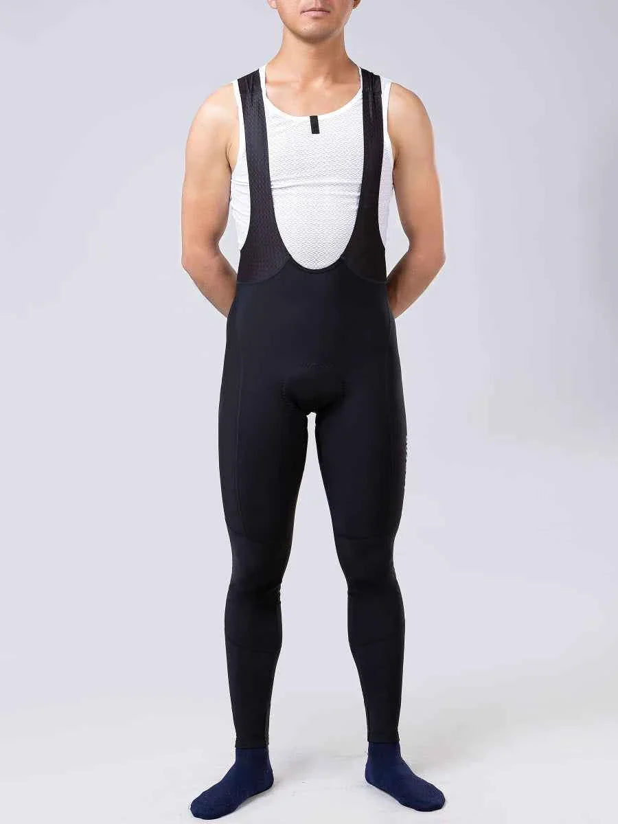 Future Men's Thermal Fleeced Bib Tights - Black