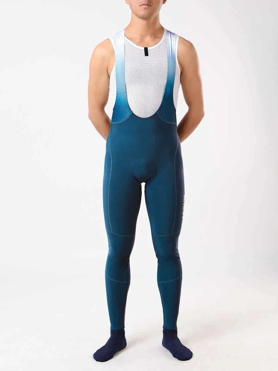 Future Men's Thermal Fleeced Bib Tights - Blue