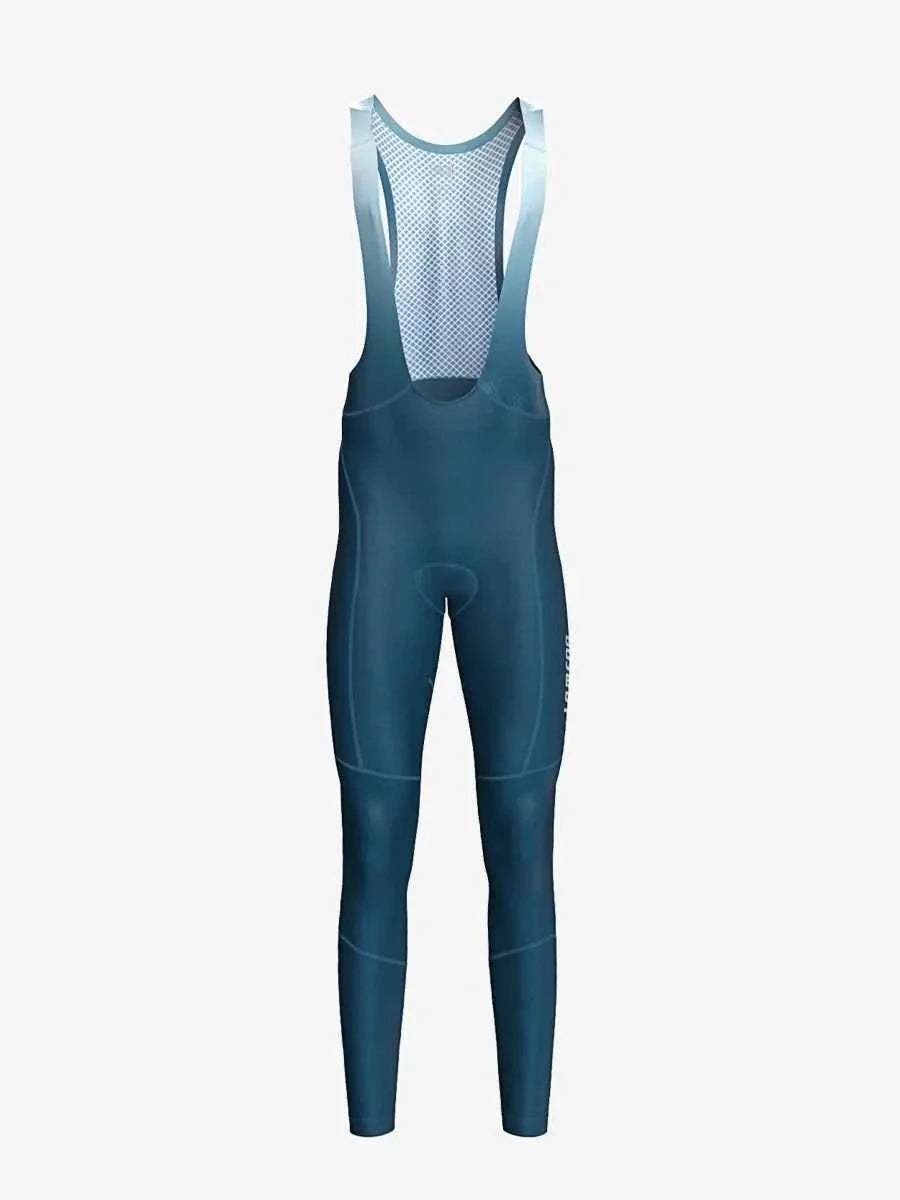 Future Men's Thermal Fleeced Bib Tights - Blue