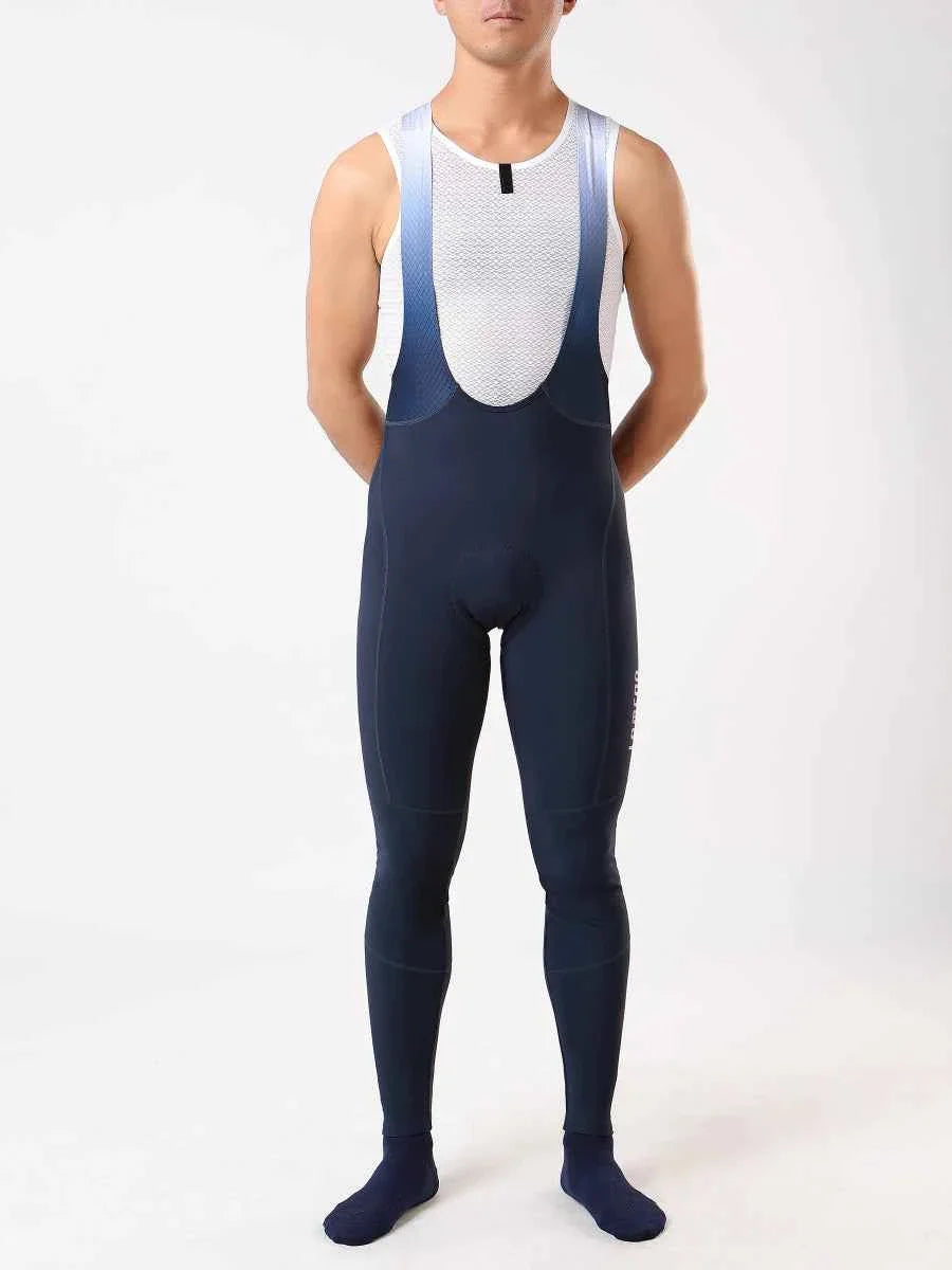 Future Men's Thermal Fleeced Bib Tights - Navy
