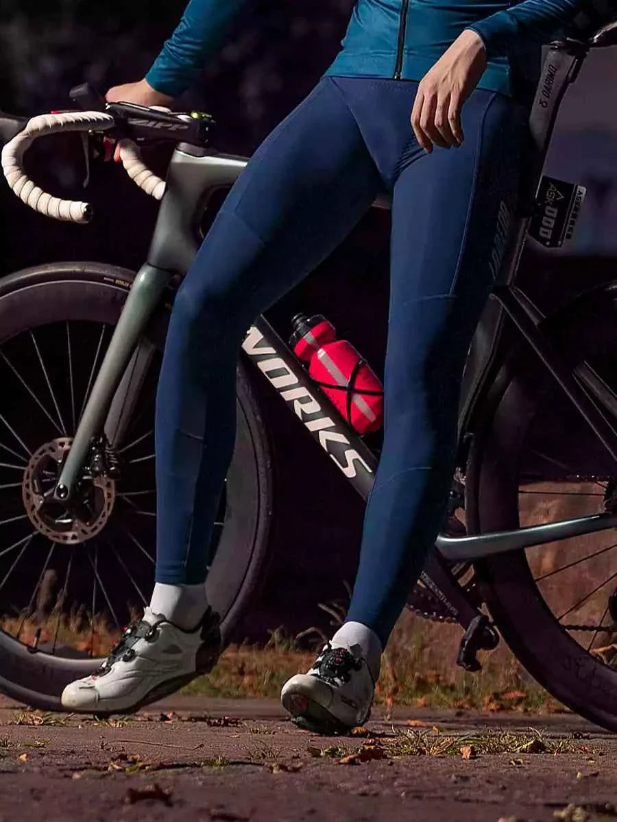 Future Men's Thermal Fleeced Bib Tights - Navy
