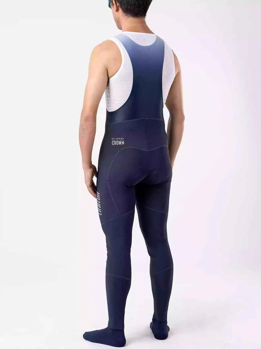 Future Men's Thermal Fleeced Bib Tights - Navy