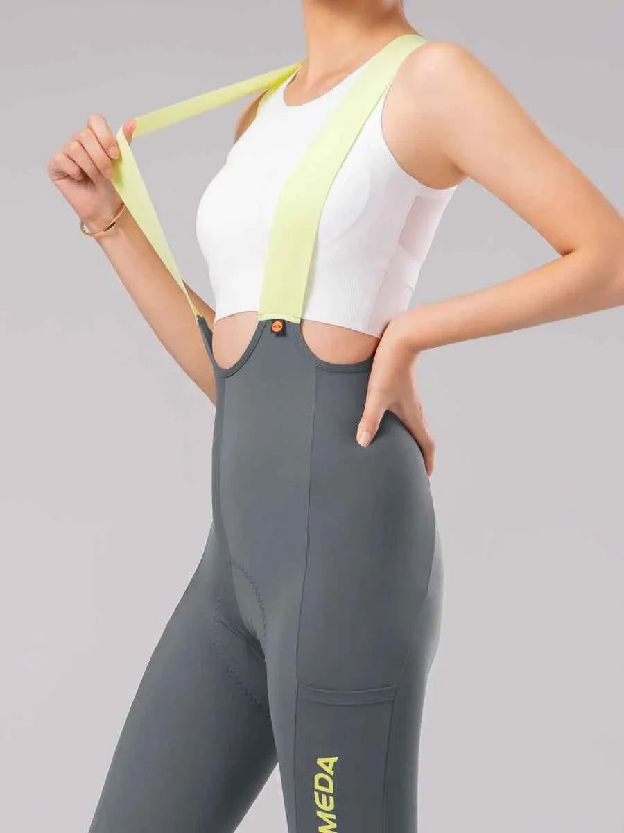 Lameda 20th Anniv. Special Women's Bib Tights - Gray