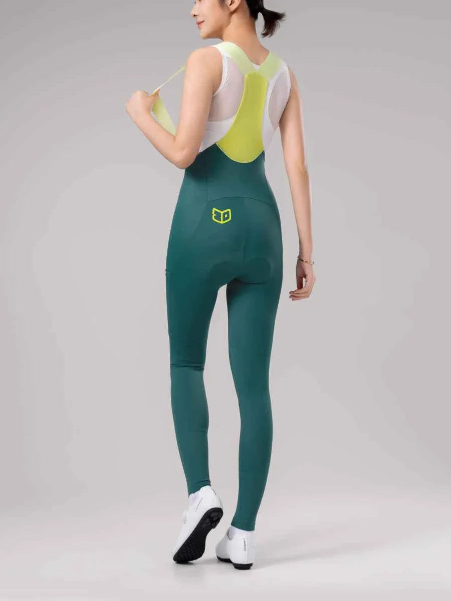 Lameda 20th Anniv. Special Women's Bib Tights - Green