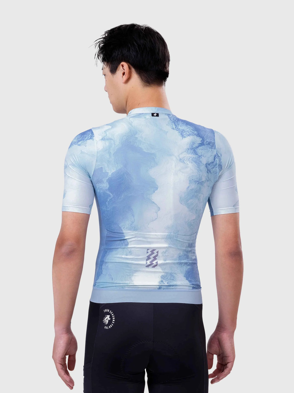 Verde Men Cycling Jersey - Indigo Blue