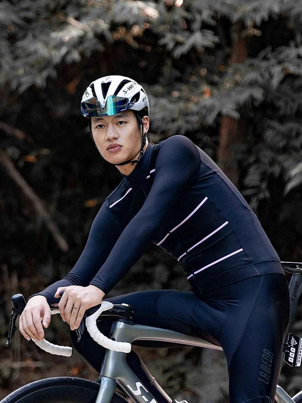 Colorful Unisex Fleeced Thermal Jersey - Black