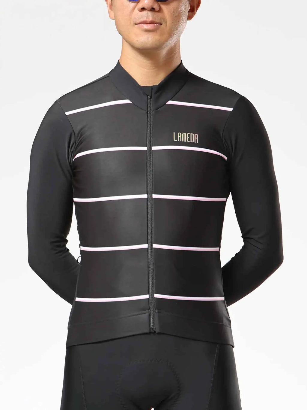 Colorful Unisex Fleeced Thermal Jersey - Black