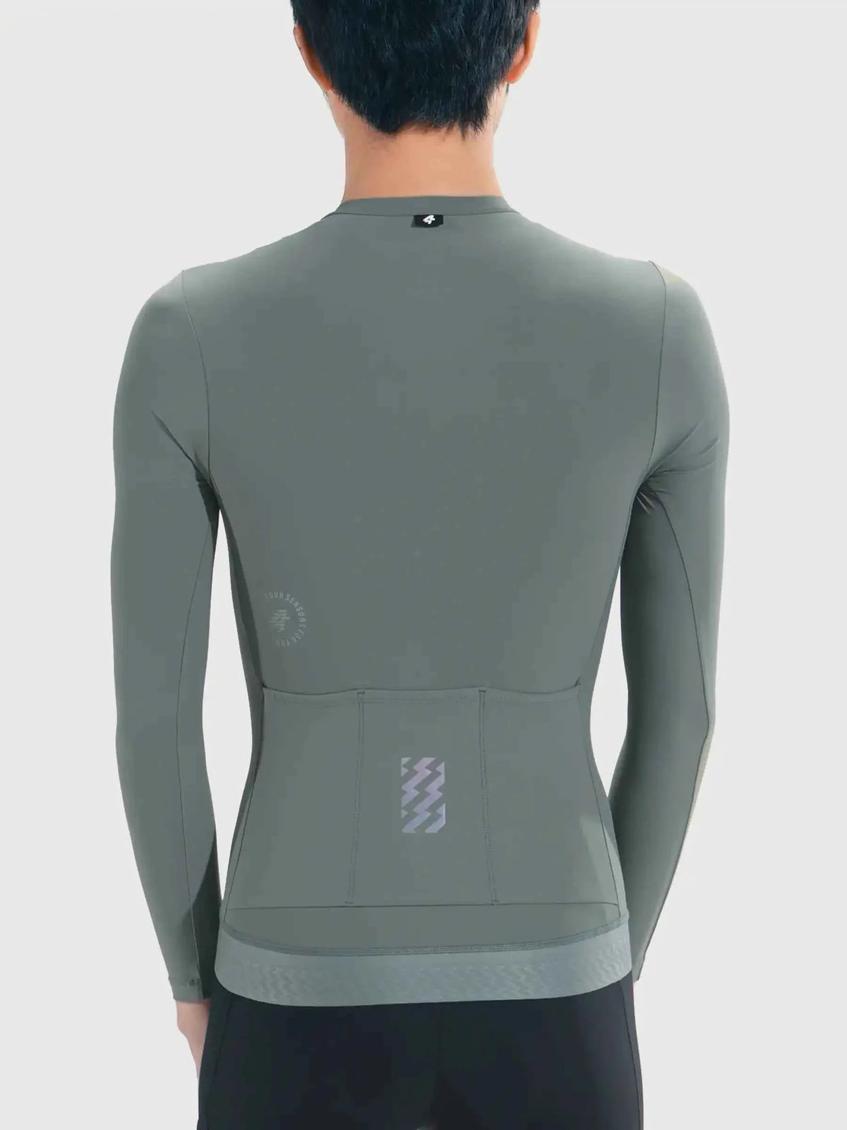 Freedom Men Cycling Jersey - Gray Olive