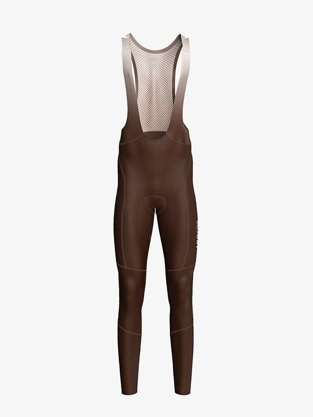 Future Men's Thermal Fleeced Bib Tights - Reddish Brown