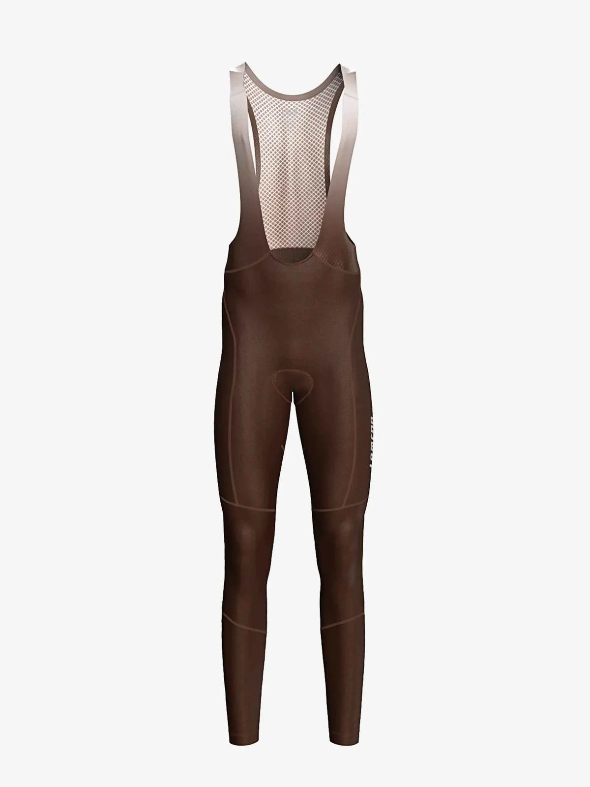 Future Men's Thermal Fleeced Bib Tights - Reddish Brown