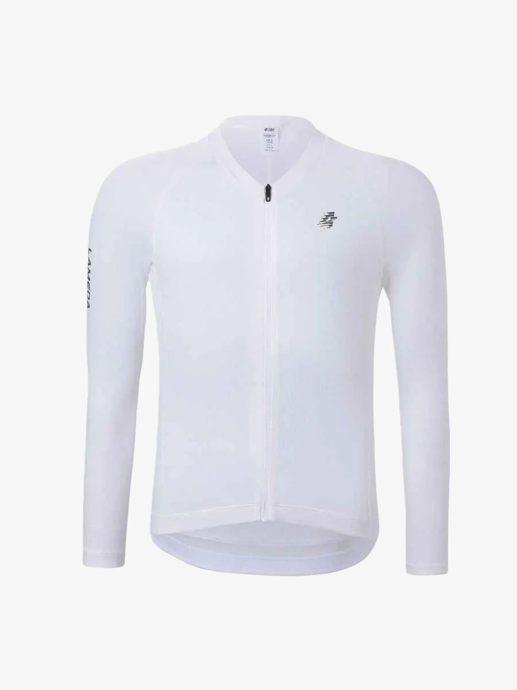 Men’s basic cycling jersey 2025ssxx541 white lameda men’s cycling with anti-slip hem and ergonomic collar features subtle black logos