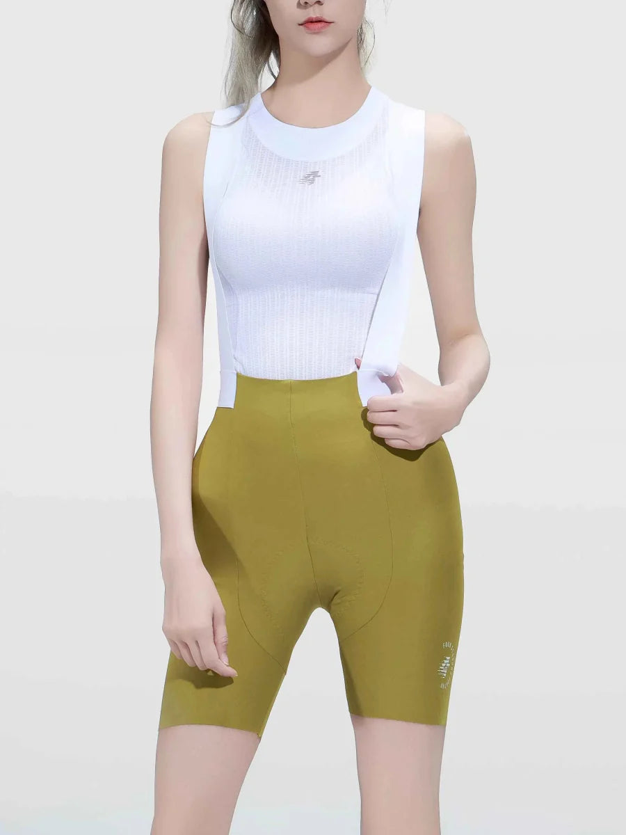 Luminance Women Cycling Bib Shorts - Vintage Yellow