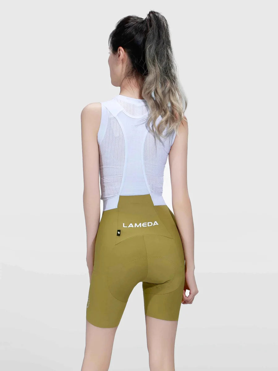 Luminance Women Cycling Bib Shorts - Vintage Yellow