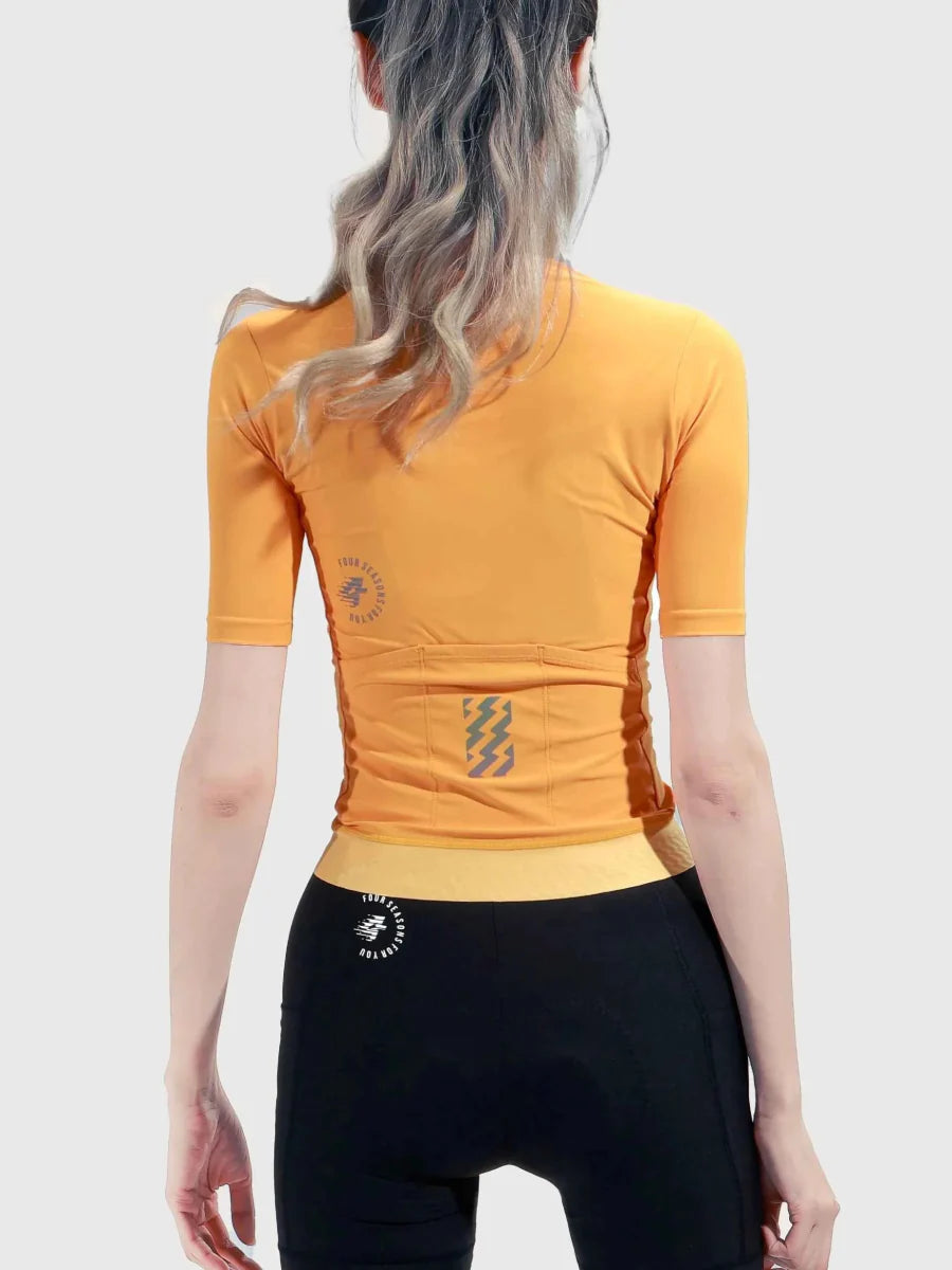 Melody Woman Cycling Jersey - Banana Yellow