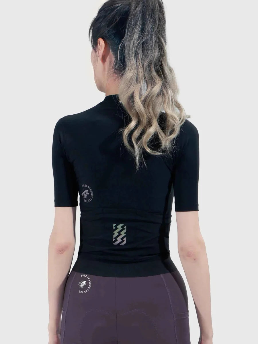 Melody Woman Cycling Jersey - Black