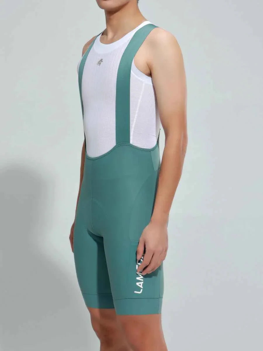 Men’s basic bib shorts 2025SSZ518 blue cycling bib shorts with breathable moisture-wicking fabric and supportive straps