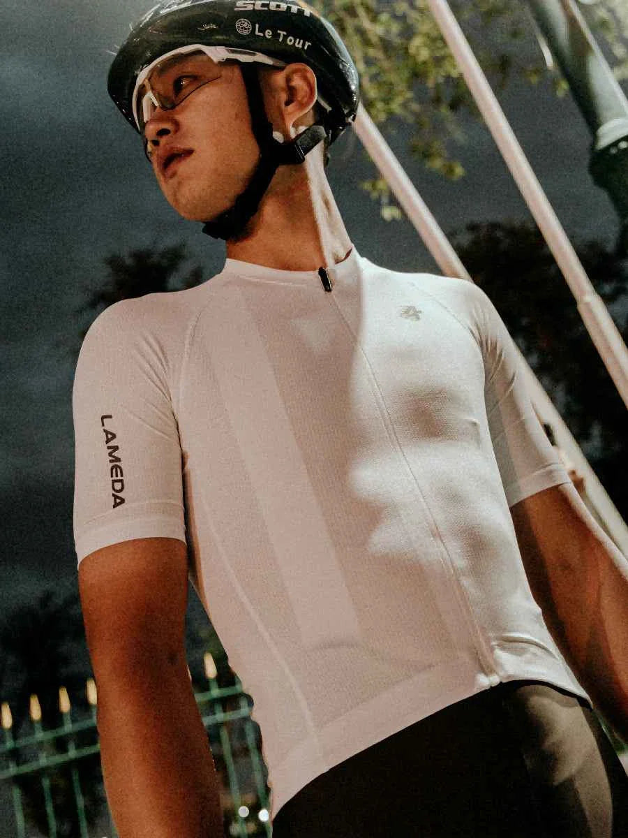 Men's Basic Cycling Jersey 2025SSXX558 - White