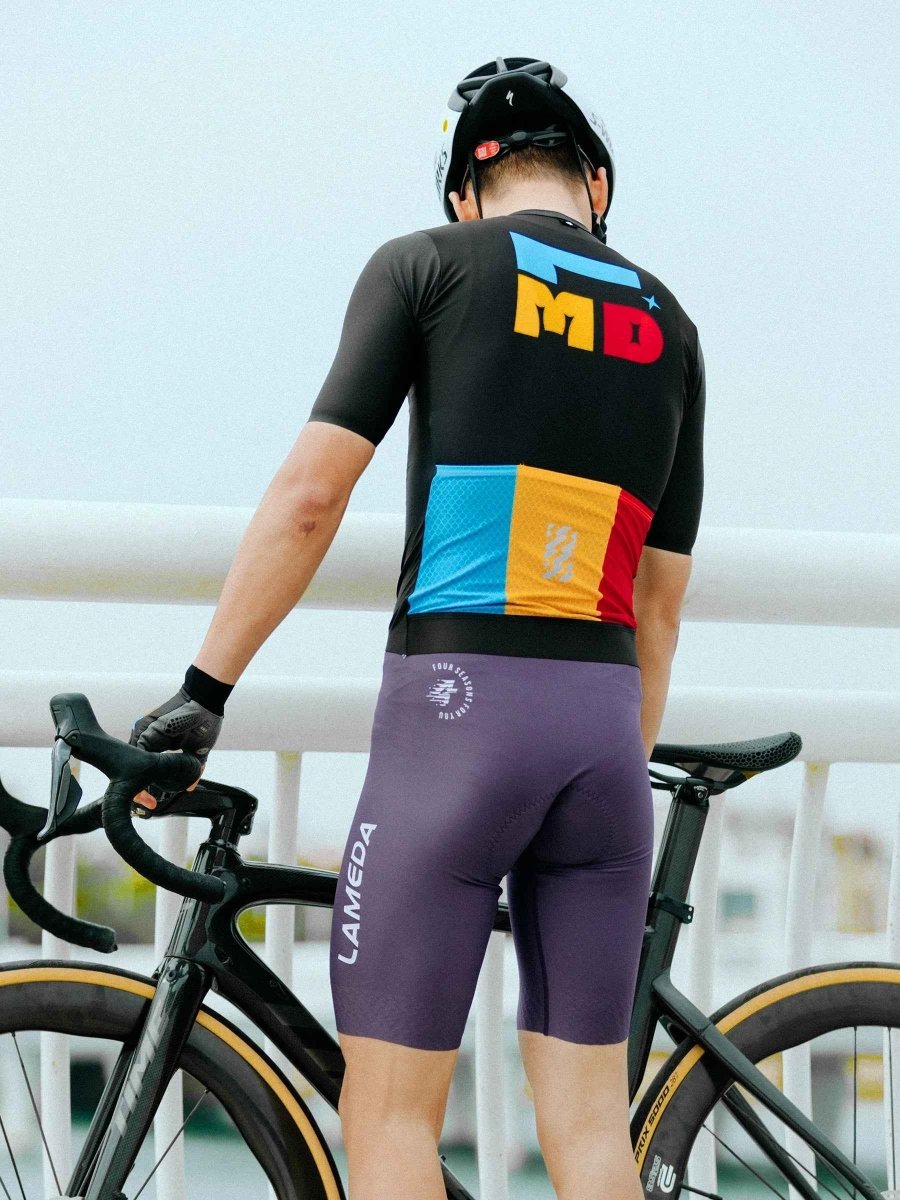 Mirage Unisex Cycling Jersey - Black