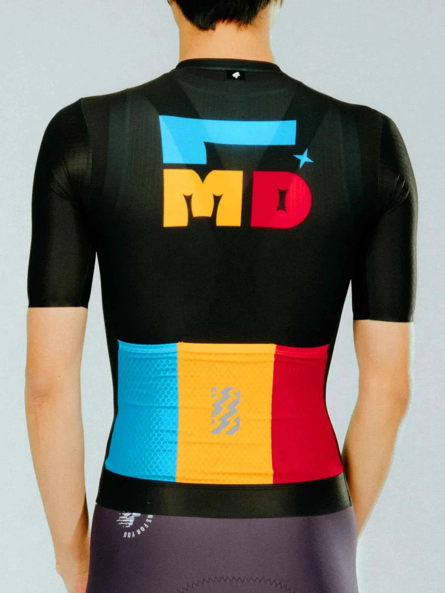 Mirage Unisex Cycling Jersey - Black