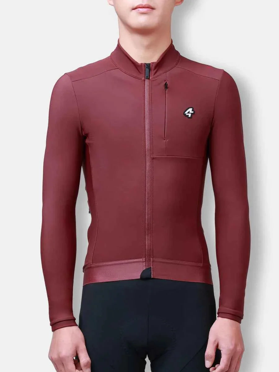 Petrel Men's Fleeced Thermal Jersey - Red