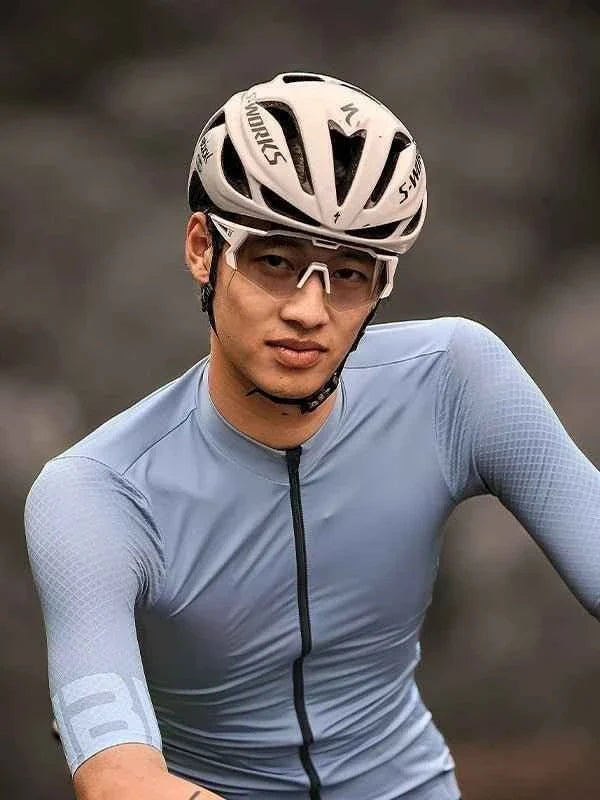 Photochromic Cycling Sunglasses LS350 - White Anti-Fog+