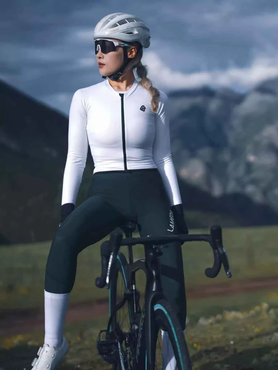 Polar Night Women's Fleeced Thermal Jersey - White