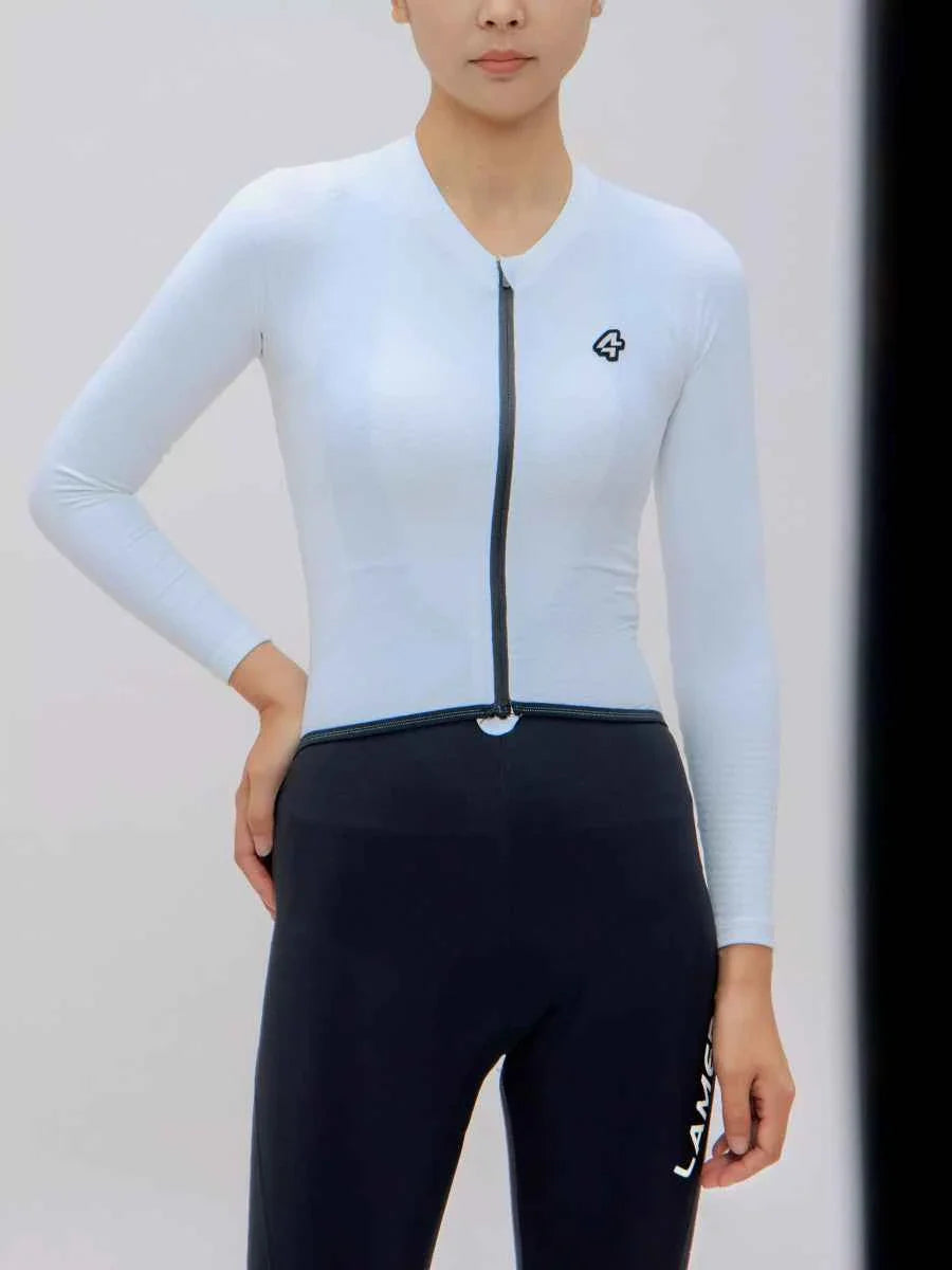 Polar Night Women's Fleeced Thermal Jersey - White
