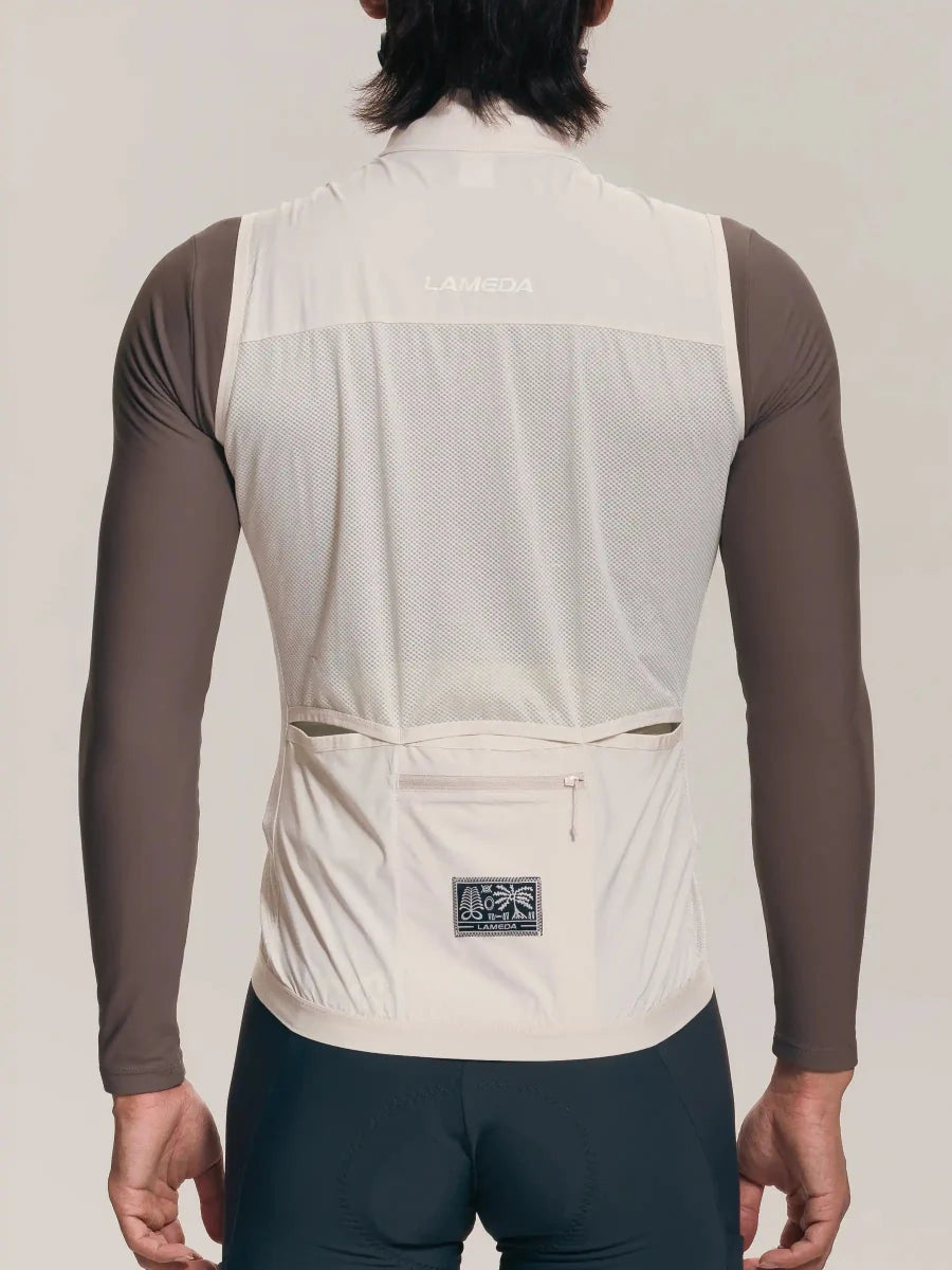 Pulse 20th Anniv. Special Men's Vest - Sand White - Lameda